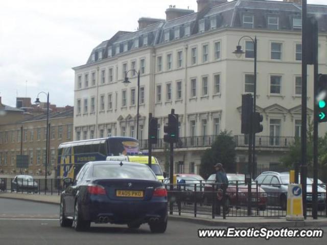 BMW M5 spotted in London, United Kingdom