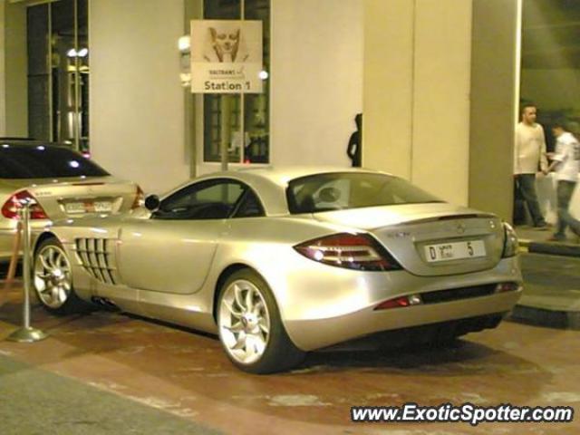 Mercedes SLR spotted in Dubai, United Arab Emirates