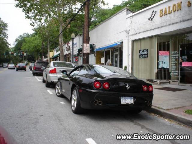 Ferrari 575M spotted in Scardsdale, New York
