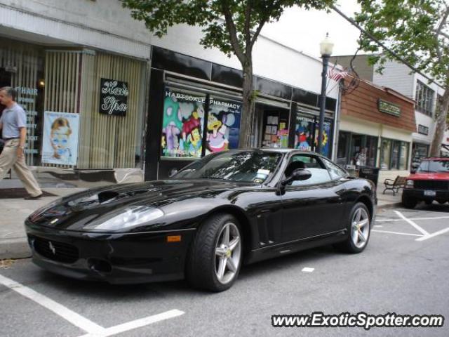 Ferrari 575M spotted in Scardsdale, New York