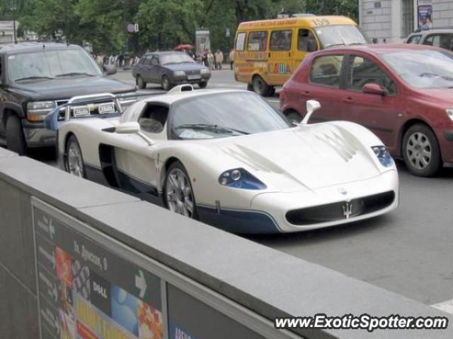 Maserati MC12 spotted in St Petersburg, Russia