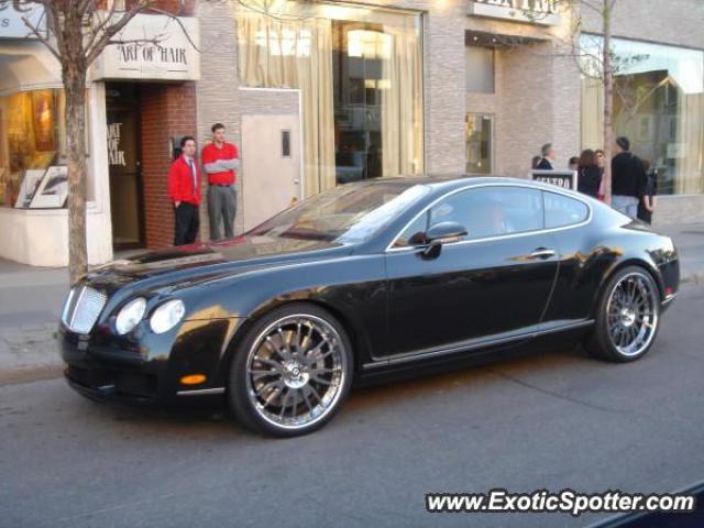 Bentley Continental spotted in Toronto, Canada