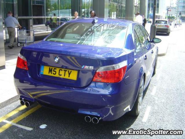 BMW M5 spotted in London (Canary Wharf), United Kingdom