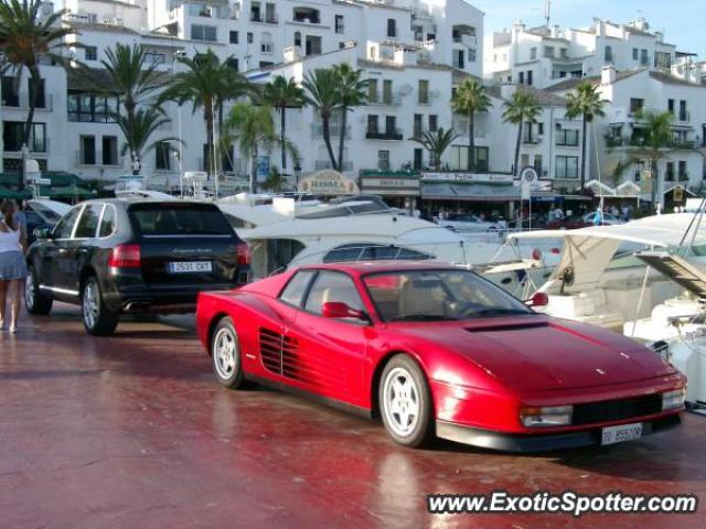 Ferrari Testarossa spotted in Marbella, Spain