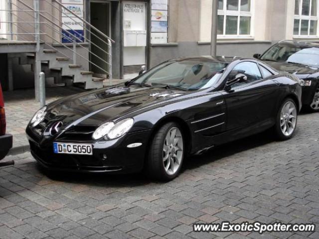 Mercedes SLR spotted in Dusseldorf, Germany