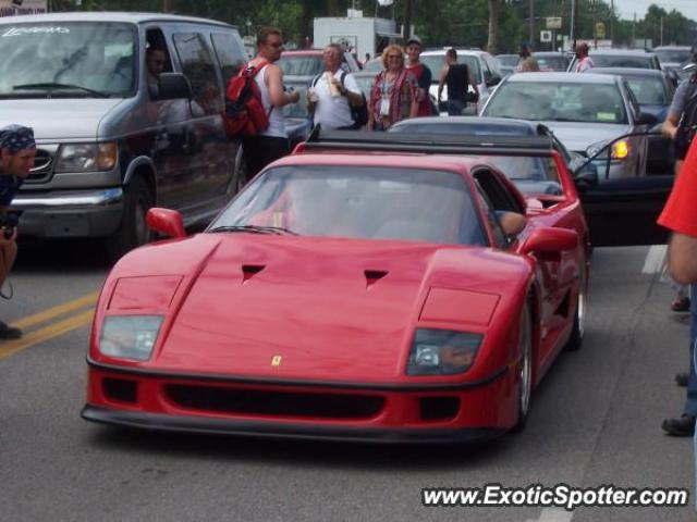 Ferrari F40 spotted in Speedway, Indiana