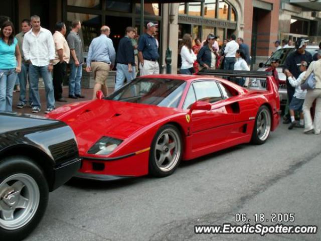 Ferrari F40 spotted in Indianapolis, Indiana