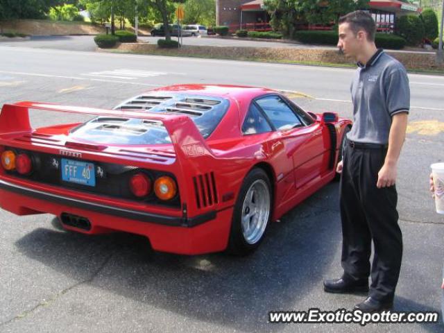 Ferrari F40 spotted in Wayne, New Jersey