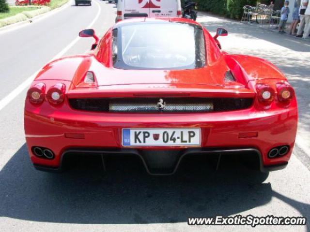 Ferrari Enzo spotted in Slovenia, Panama