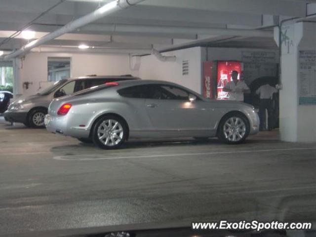 Bentley Continental spotted in Miami, Florida
