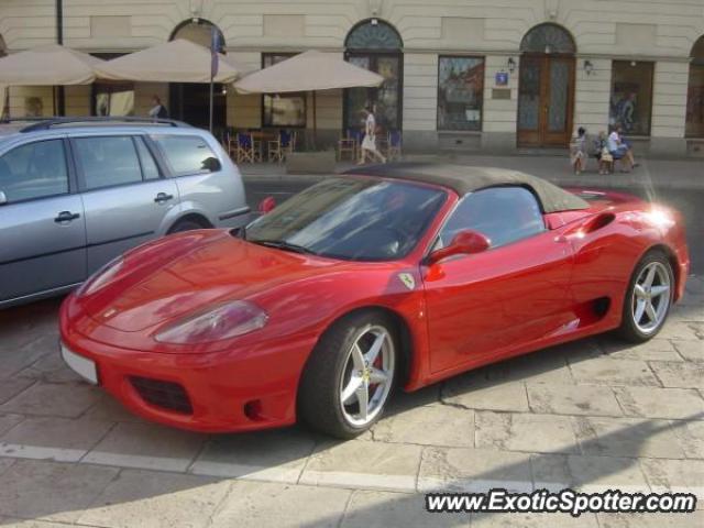 Ferrari 360 Modena spotted in Warsaw, Poland