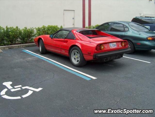 Ferrari 308 spotted in Port Orange, Florida