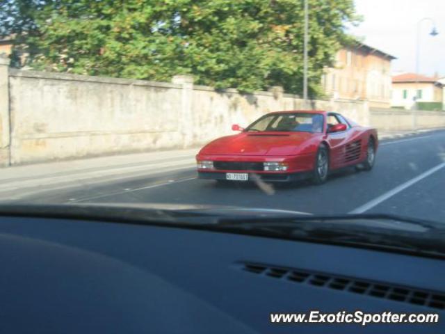 Ferrari Testarossa spotted in Pissa, Italy