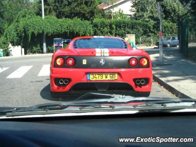 Ferrari 360 Modena spotted in Lyon, France