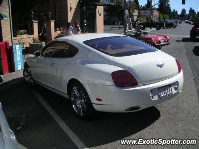Bentley Continental spotted in Bend, Oregon