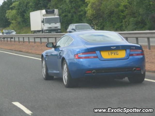 Aston Martin DB9 spotted in Perth (Outskirts), United Kingdom