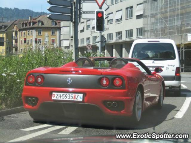 Ferrari 360 Modena spotted in Zurich, Switzerland