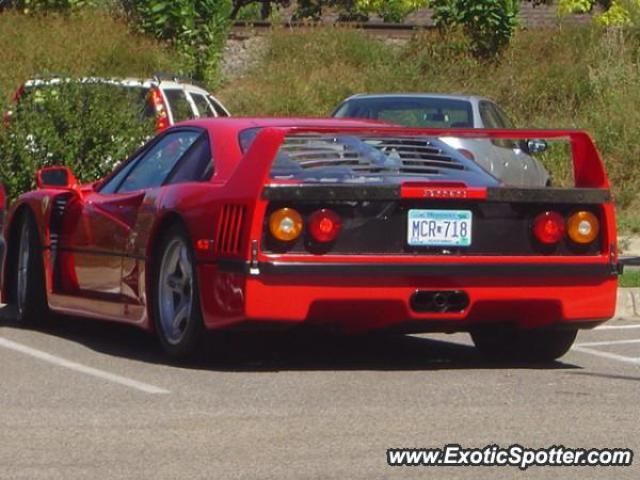 Ferrari F40 spotted in Wayzata, Minnesota
