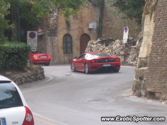 Ferrari 360 Modena spotted in Siena, Italy