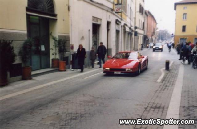 Ferrari Testarossa spotted in Faenza, Italy