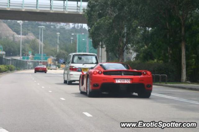 Ferrari Enzo spotted in Hong kong, China
