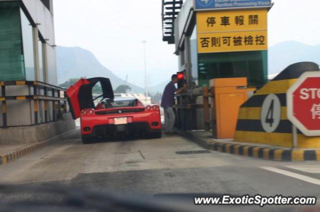 Ferrari Enzo spotted in Hong Kong, China