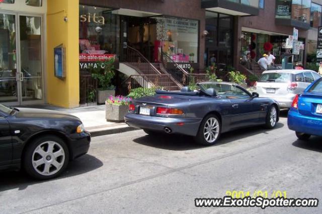 Aston Martin DB7 spotted in Toronto,Yorkville, Canada