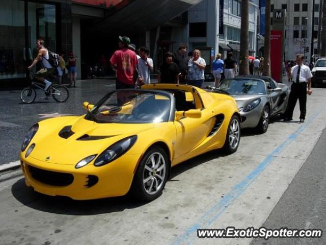 Lotus Elise spotted in Hollywood, California