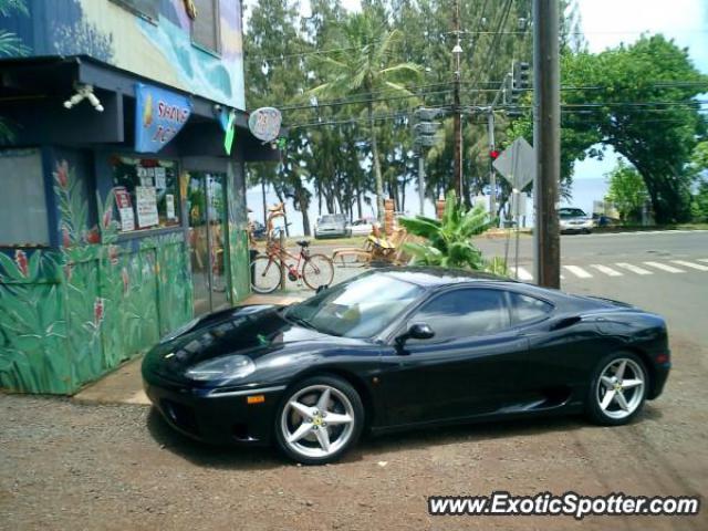 Ferrari 360 Modena spotted in Oahu North Shore, Hawaii