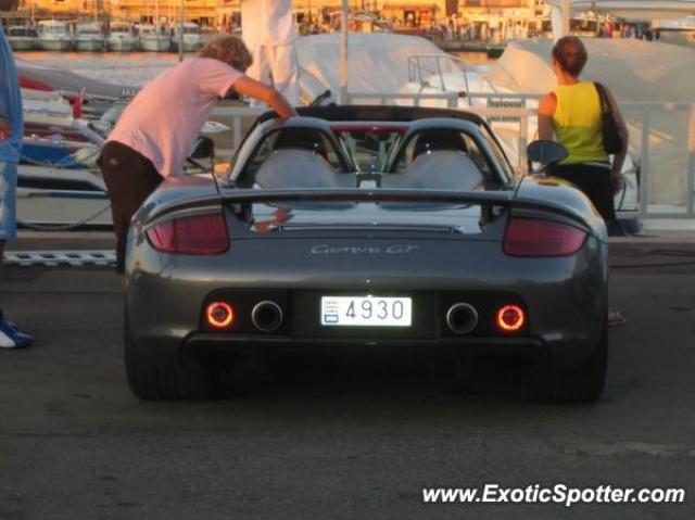 Porsche Carrera GT spotted in Saint Tropez, France
