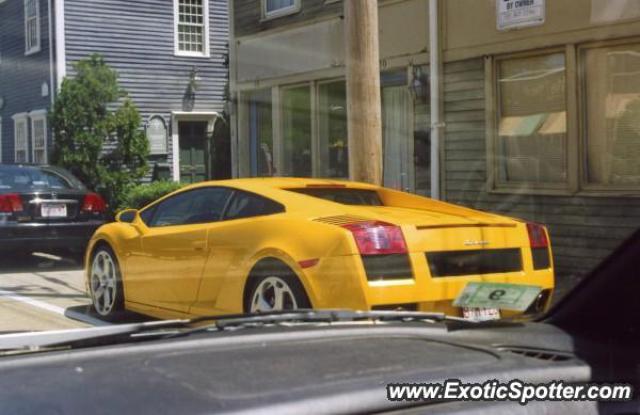 Lamborghini Gallardo spotted in Hingham, Massachusetts