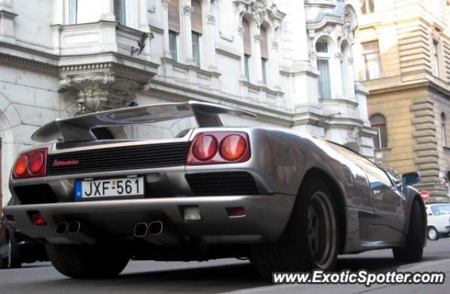 Lamborghini Diablo spotted in Budapest, Hungary