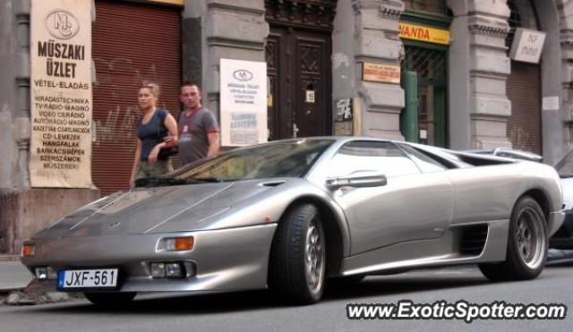 Lamborghini Diablo spotted in Budapest, Hungary