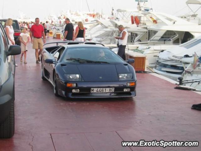 Lamborghini Diablo spotted in Puerto Banus, Marbella, Spain