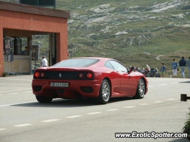 Ferrari 360 Modena spotted in Province Uri, Switzerland