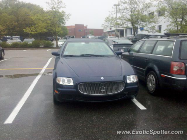 Maserati Quattroporte spotted in Chestnut Hill, Massachusetts