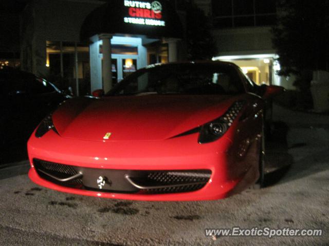Ferrari 458 Italia spotted in Ponte Vedra Beach, Florida