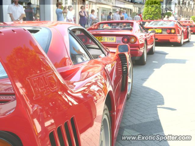 Ferrari F40 spotted in Horsham, United Kingdom