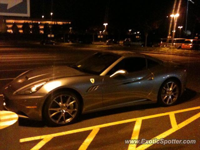 Ferrari California spotted in Alexandria, Virginia