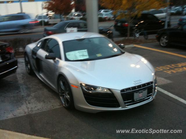 Audi R8 spotted in Alexandria, Virginia