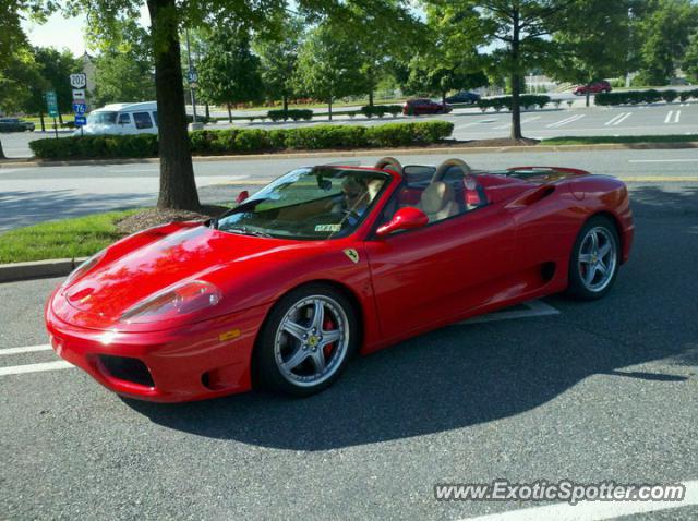 Ferrari 360 Modena spotted in King Of Prussia, Pennsylvania