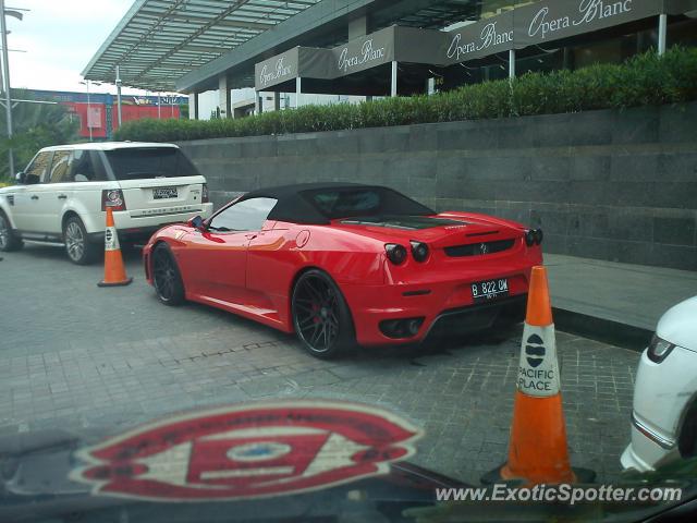Ferrari F430 spotted in Jakarta, Indonesia