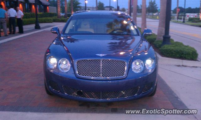 Bentley Continental spotted in Jacksonville, Florida