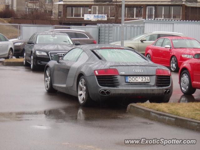 Audi R8 spotted in Vilnius, Lithuania