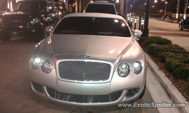Bentley Continental spotted in Jacksonville, Florida