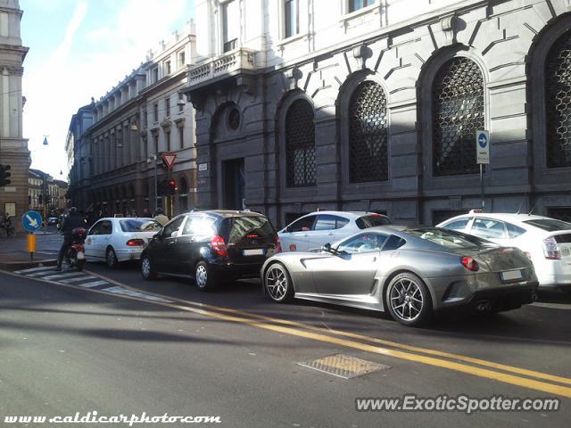 Ferrari 599GTB spotted in Milan, Italy