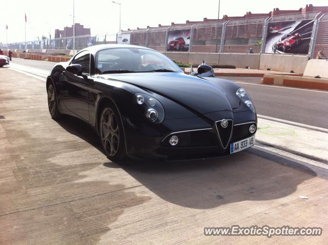 Alfa Romeo 8C spotted in Marrakech, United Arab Emirates