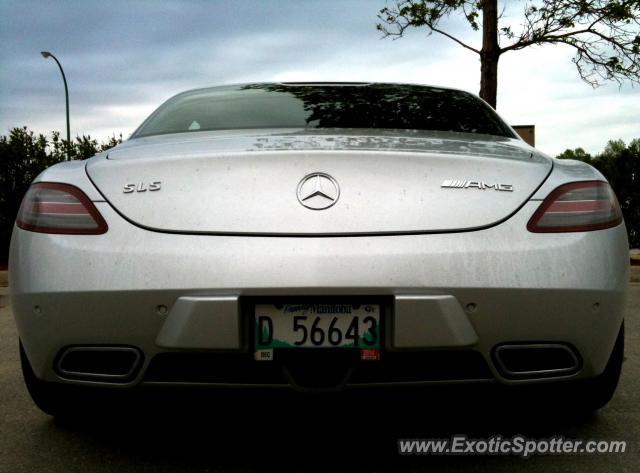 Mercedes SLS AMG spotted in Winnipeg, Manitoba, Canada
