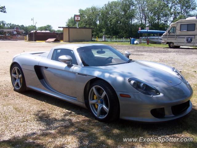 Porsche Carrera GT spotted in Port Barrington, Illinois