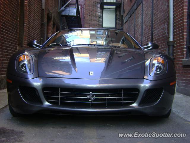 Ferrari 599GTB spotted in Boston, Massachusetts